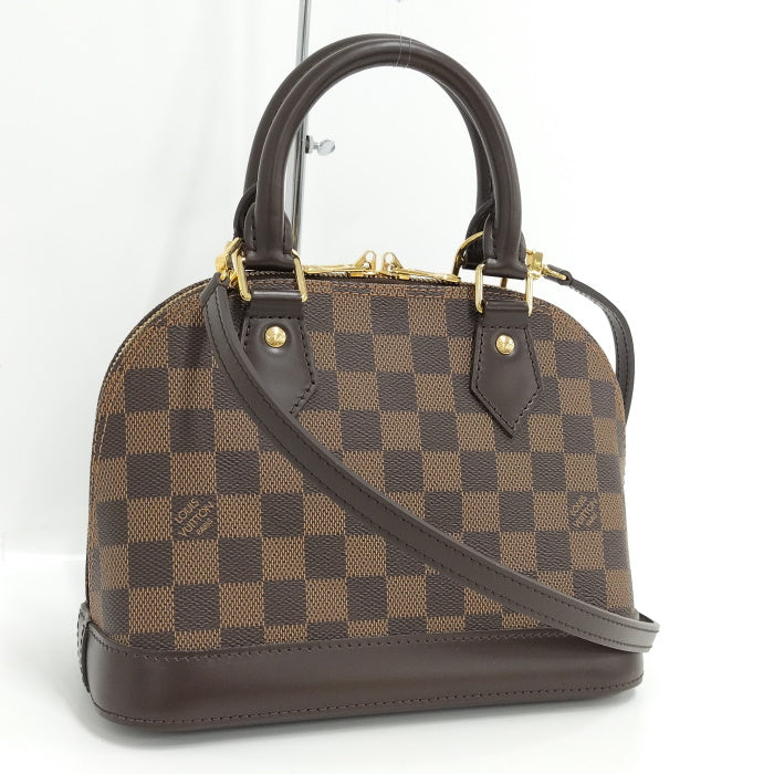 Louis Vuitton Alma BB 2 Way Shoulder Bag Damier Ebene