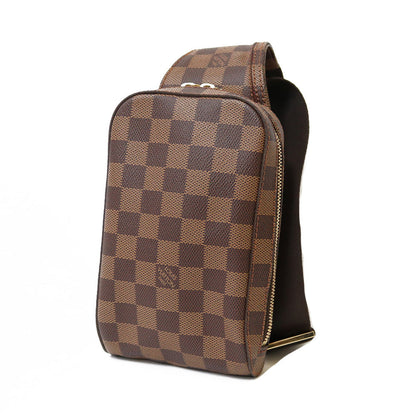 Louis Vuitton Jeronimos Damier Shoulder Bag Brown