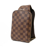 Louis Vuitton Jeronimos Damier Shoulder Bag Brown