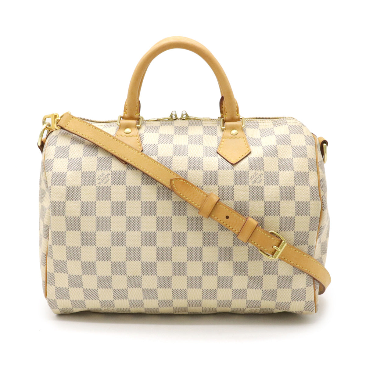 Louis Vuitton Damier Azur Speedy Bandouliere 30 Handbag 2way Shoulder Bag