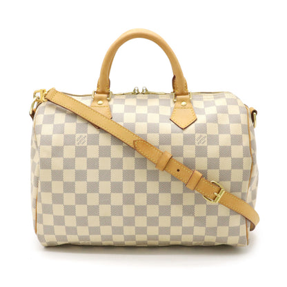 Louis Vuitton Damier Azur Speedy Bandouliere 30 Handbag 2way Shoulder Bag