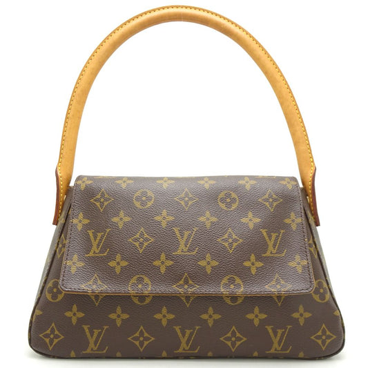 Louis Vuitton  Monogram Mini Looping Brown Handbag
