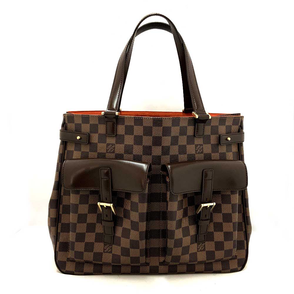 Louis Vuitton Joseph Tote Bag Handbag Damier Ebene Leather Brown