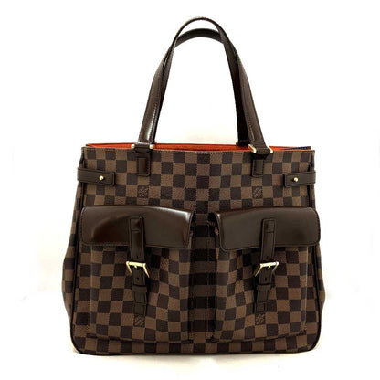 Louis Vuitton Joseph Tote Bag Handbag Damier Ebene Leather Brown