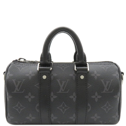 Louis Vuitton Keepall XS Monogram Eclipse Shoulder Black