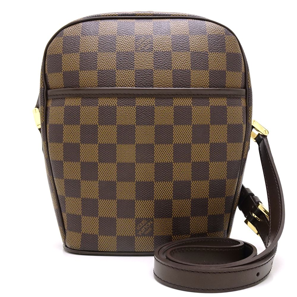 Louis Vuitton Damier Ipanema PM Ebene diagonal shoulder brown
