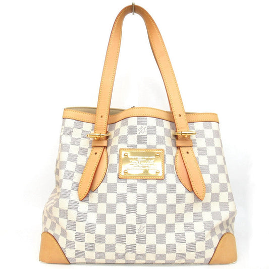 Louis Vuitton Hampstead MM Damier Azur Tote Bag Shoulder Bag