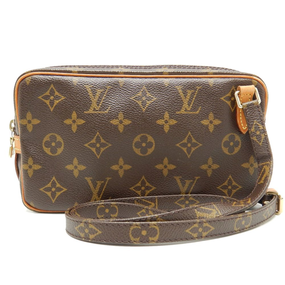 Louis Vuitton Monogram Pochette Marly Bandouliere Brown