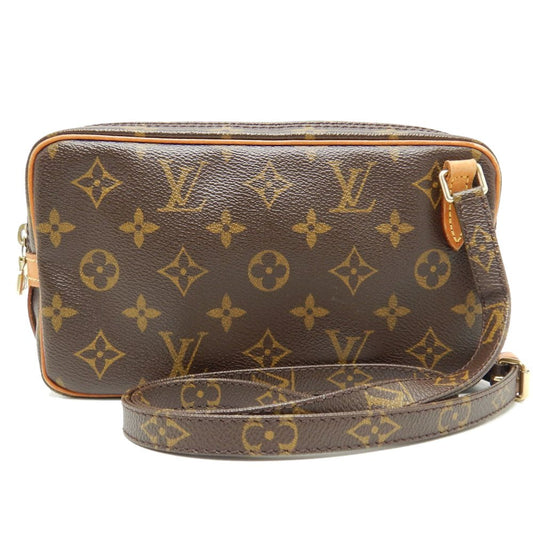 Louis Vuitton Monogram Pochette Marly Bandouliere Brown