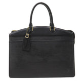 Louis Vuitton Epi Riviera Handbag Noir Black Gold Hardware