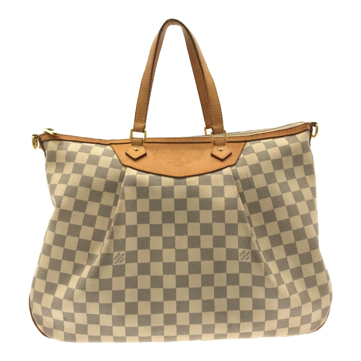 Louis Vuitton Siracusa GM Handbag Azur Damier Azur Canvas