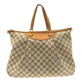 Louis Vuitton Siracusa GM Handbag Azur Damier Azur Canvas