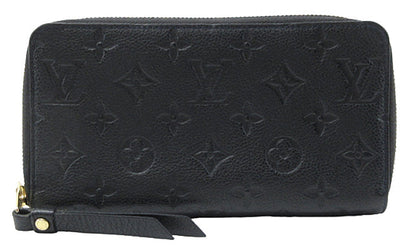 Louis Vuitton Monogram Empreinte Portefeuille Secret Ron Round Zipper Long Wallet