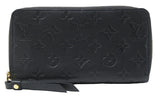Louis Vuitton Monogram Empreinte Portefeuille Secret Ron Round Zipper Long Wallet