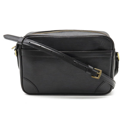 Louis Vuitton Epi Trocadero 24 Shoulder Bag Diagonal Leather Noir Black