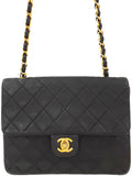 Chanel Matelasse Chain Shoulder Bag Black