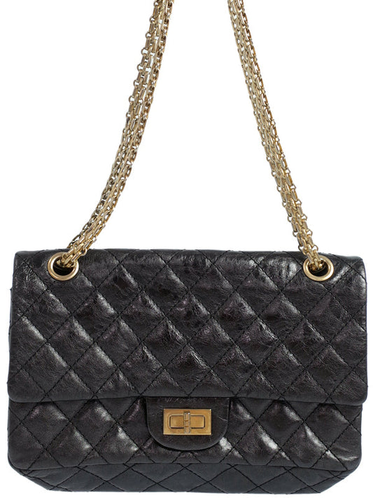 Chanel Matelasse Chain Leather Shoulder Bag Black
