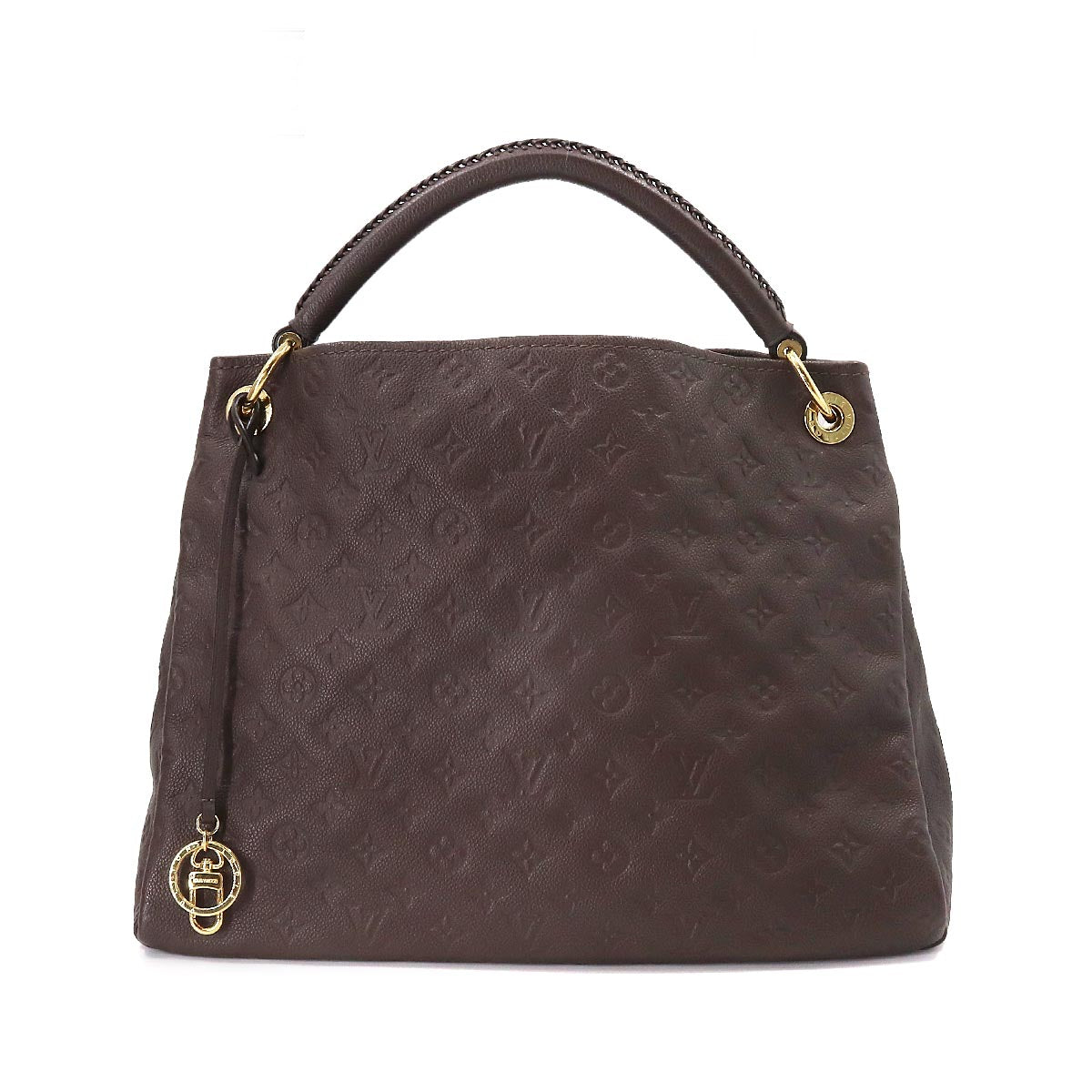Monogram Implant Artsy MM Shoulder Bag Leather