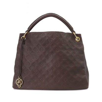 Monogram Implant Artsy MM Shoulder Bag Leather
