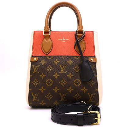 Louis Vuitton Fold Tote PM Calf Monogram Cerise Claim