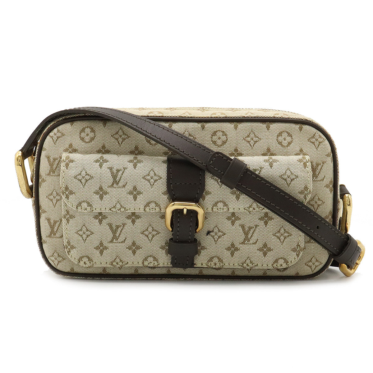 Louis Vuitton Monogram Mini Juliet Shoulder Bag Pochette Canvas Leather
