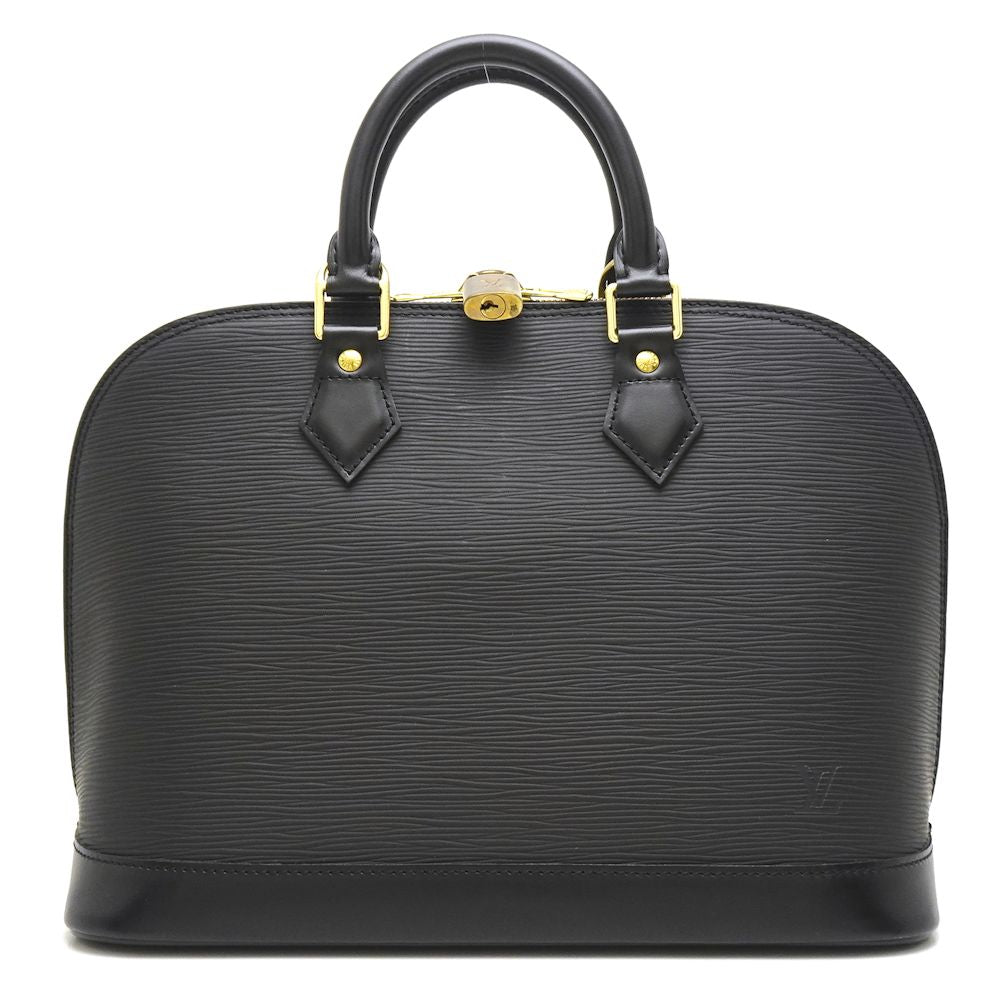 Louis Vuitton Epi Alma Noir Handbag Black