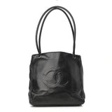 Lambskin CC Shoulder Bag Black