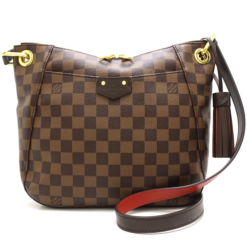 Louis Vuitton Damier South Bank Ebene Diagonal Shoulder Brown