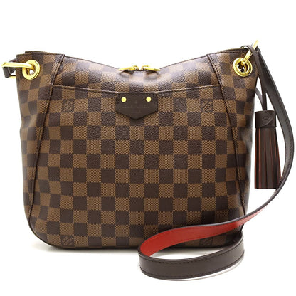 Louis Vuitton Damier South Bank Ebene Diagonal Shoulder Brown