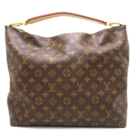 Louis Vuitton Monogram Sully MM Brown Shoulder Bag