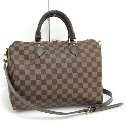 Louis Vuitton Speedy Bandouliere 30 2 Way Shoulder Bag Damier Ebene