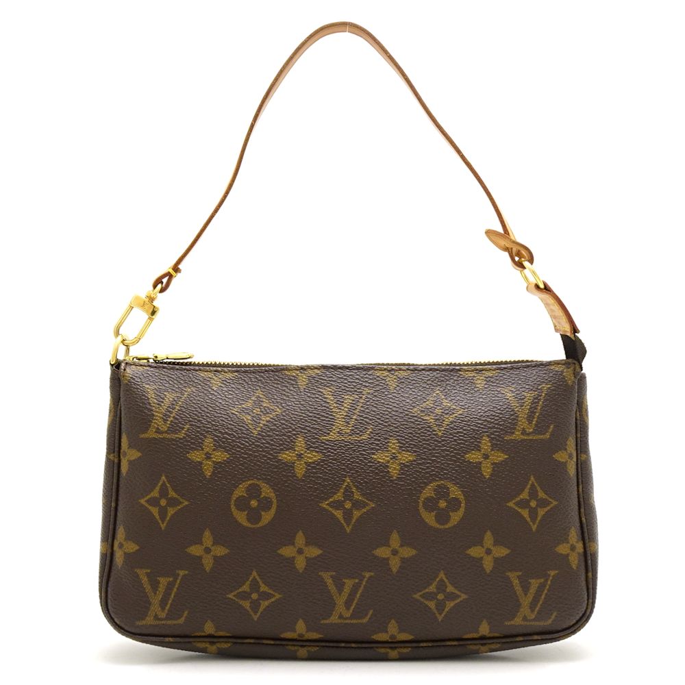 Louis Vuitton Monogram Pochette Accessoire Brown Accessory Pouch