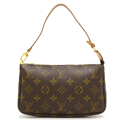 Louis Vuitton Monogram Pochette Accessoire Brown Accessory Pouch