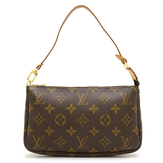 Louis Vuitton Monogram Pochette Accessoire Brown Accessory Pouch