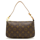 Louis Vuitton Monogram Pochette Accessoire Brown Accessory Pouch