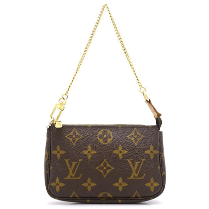 Louis Vuitton Monogram Mini Pochette Accessoire Brown