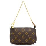 Louis Vuitton Monogram Mini Pochette Accessoire Brown