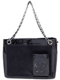 Chanel Coco Mark Chain Shoulder Bag Black