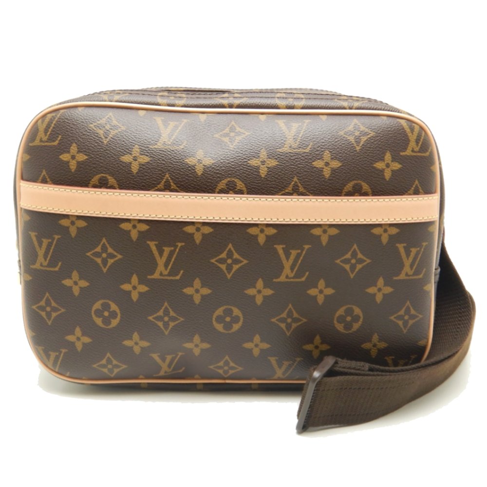 Louis Vuitton Monogram Reporter PM Brown Diagonal Shoulder