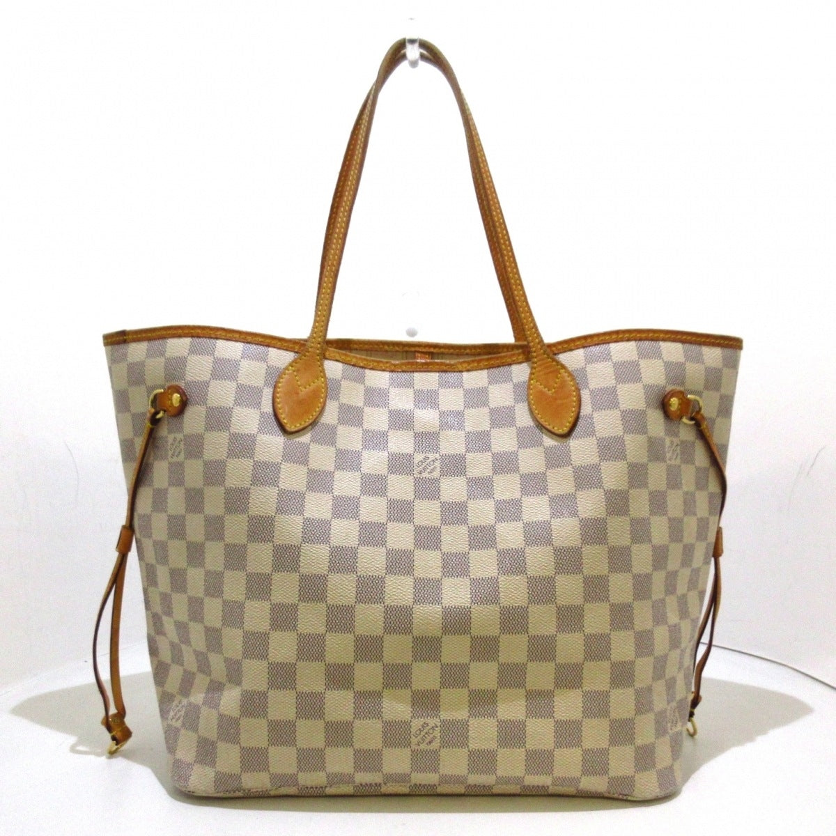 Louis Vuitton Neverfull MM Tote Bag Azure Damier Canvas