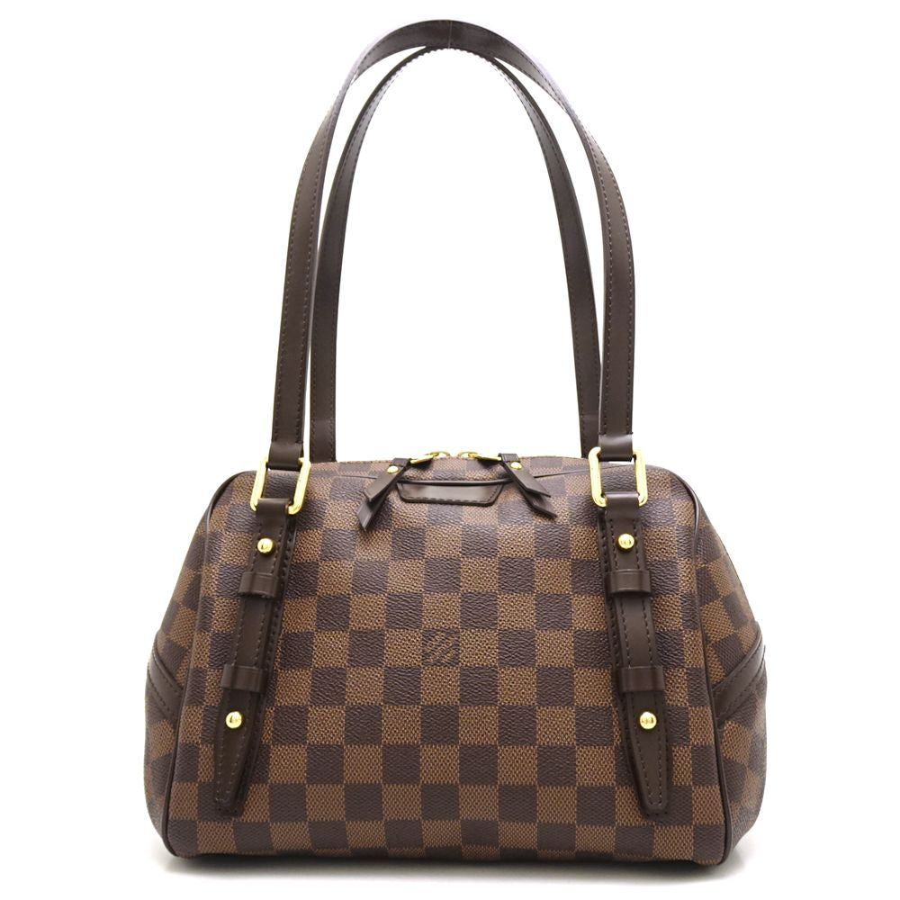 Louis Vuitton Damier Rivington PM Ebene Handbag Brown