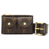 Louis Vuitton Monogram Centure Pochette Brown Belt Pouch