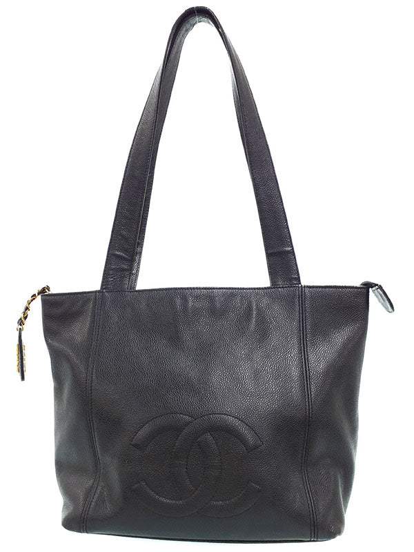 Chanel Coco Mark Shoulder Bag Black