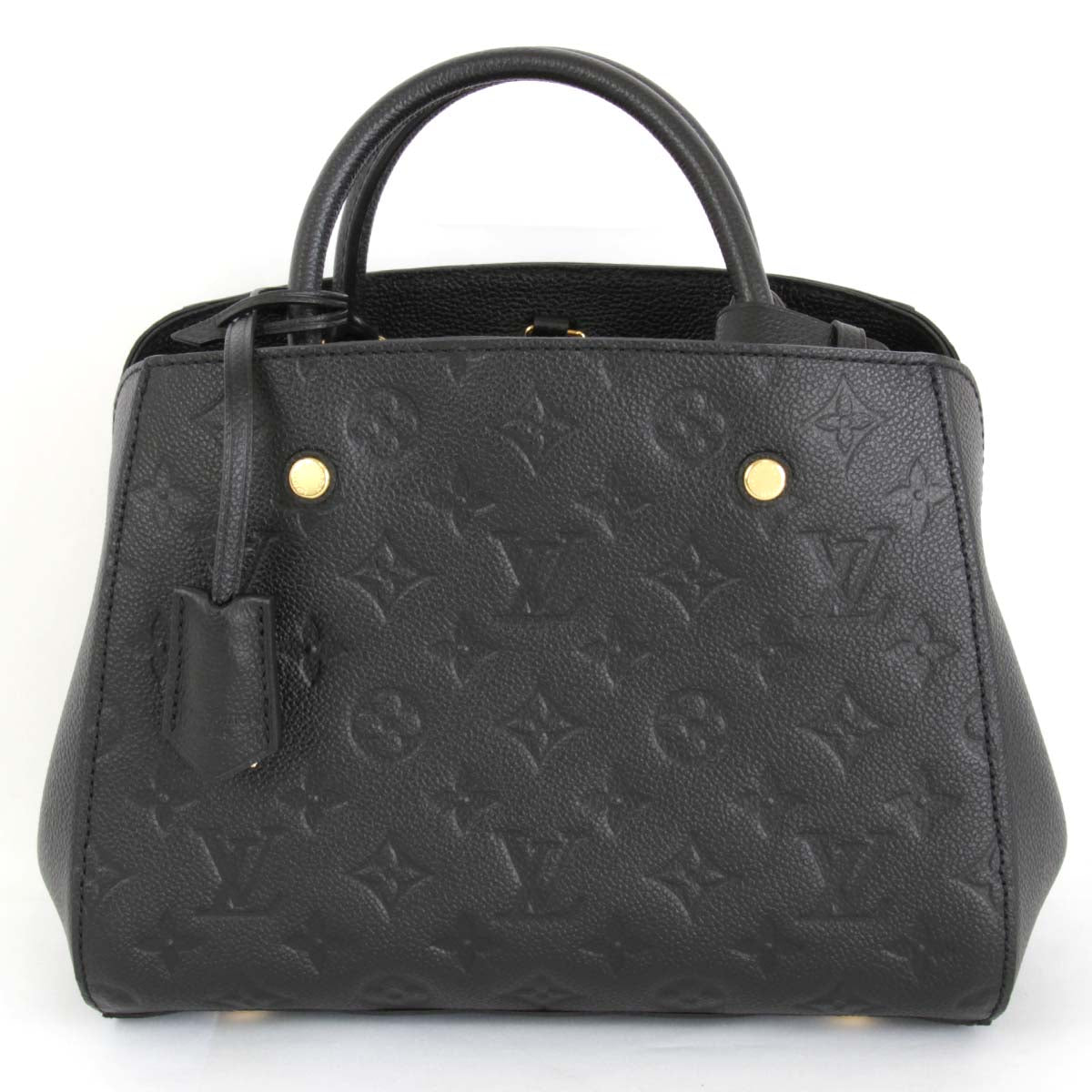 Louis Vuitton Montaigne BB Handbag Monogram Empreinte Noir
