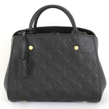 Louis Vuitton Montaigne BB Handbag Monogram Empreinte Noir