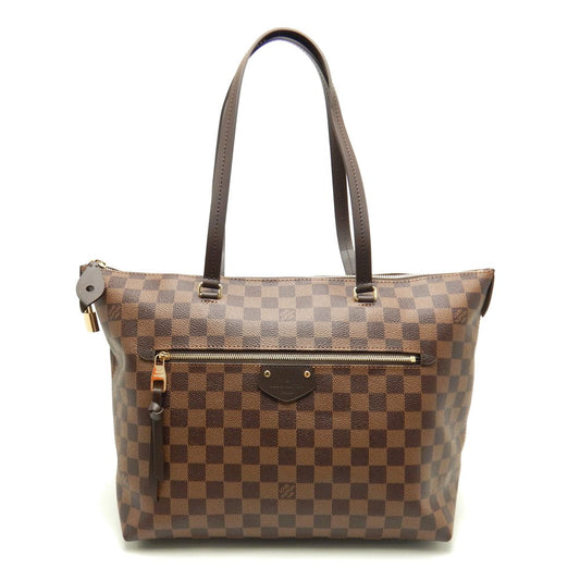Louis Vuitton Damier Jena MM Ebene Shoulder Tote Brown