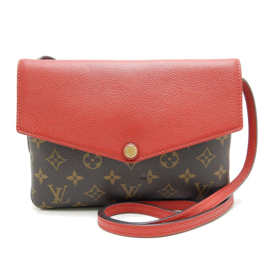 Louis Vuitton Monogram Twice Cerise Diagonal Shoulder Bag