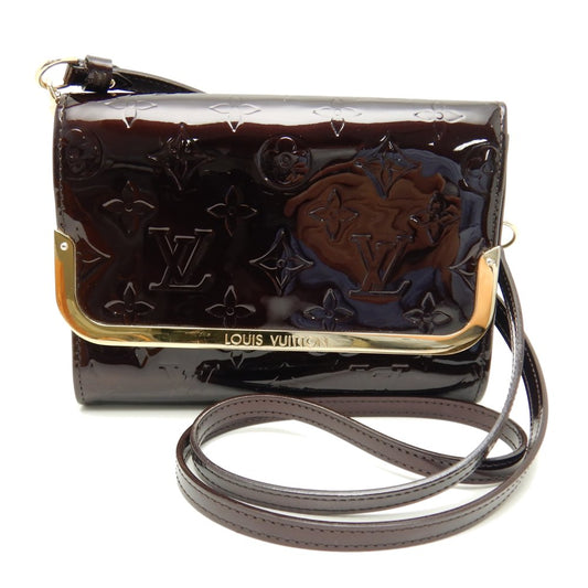 Louis Vuitton Vernis Rossmore PM Amaranto 2WAY Bag Clutch