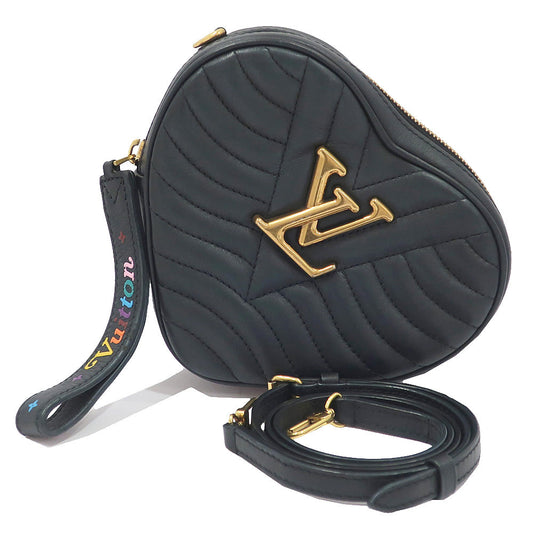 Louis Vuitton Heart Bag New Wave Calf Leather 2way Clutch