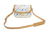 Louis Vuitton Shoulder Bag Sologne Pochette White Multicolor